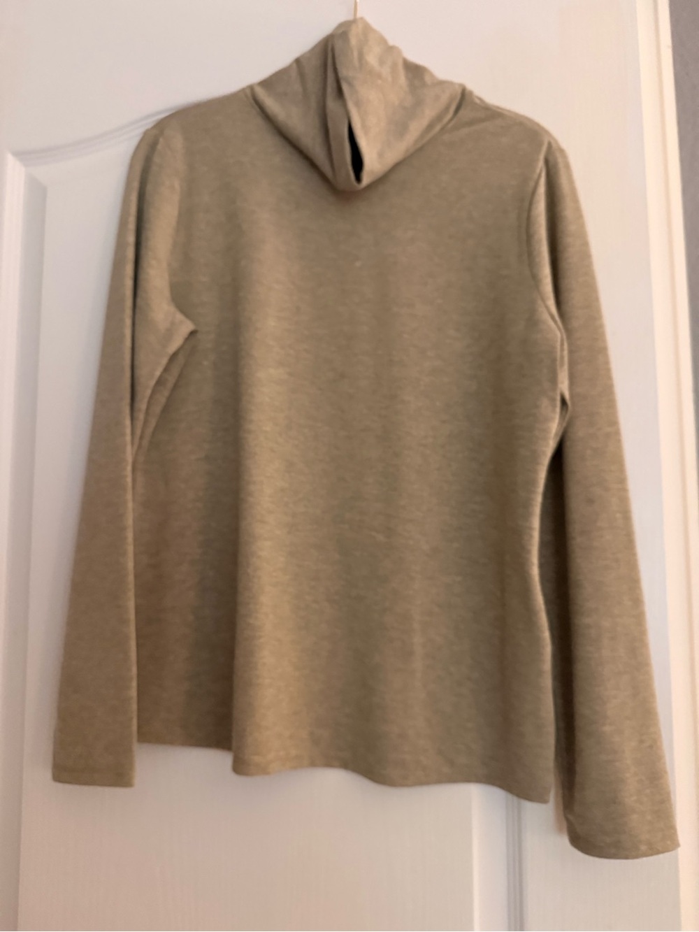 Investments Beige Turtleneck Sweater